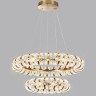 Люстра ODEON LIGHT MIRAGE L-VISION ODL24 453 LED 230W 4000K 14677лм металл акрил, античная бронза 5030/230L