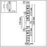 Настенный светильник ODEON LIGHT PILAR 7146/10WL
